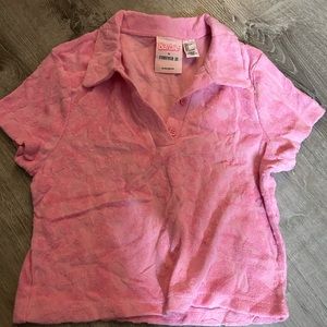 barbie crop polo